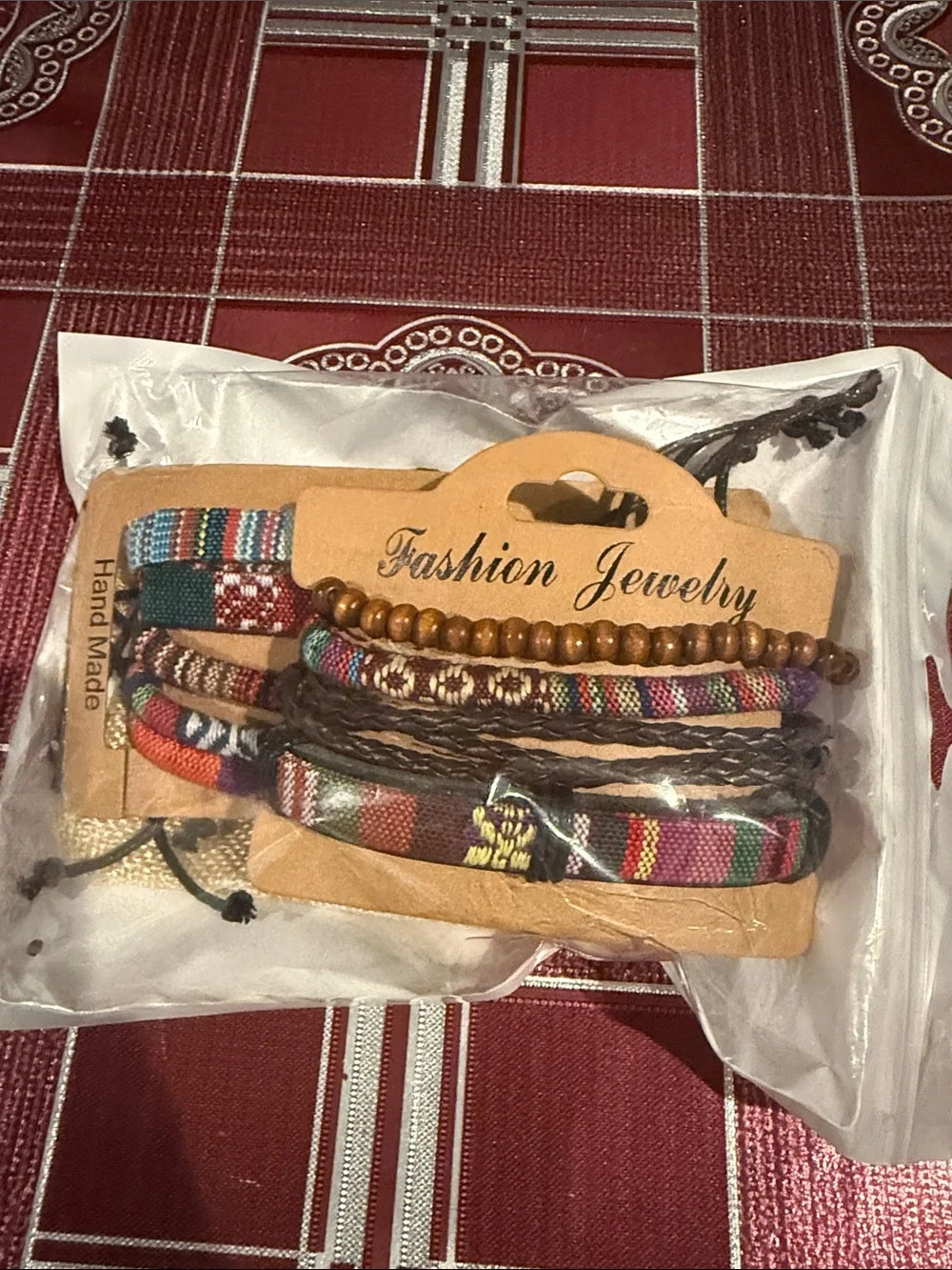 Fashion Jewelry Multicolor and Brown Boho Bracelet Set